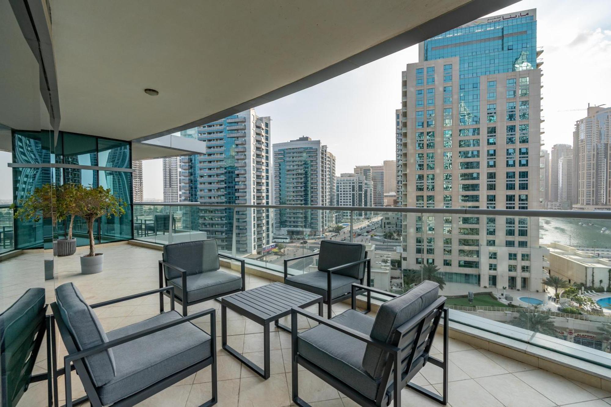 Vacay Lettings - Full Marina View 3 Bedroom Plus Maid Room Dubai Exterior photo